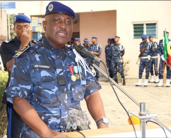 Le Directeur général de la police républicaine, Brice Allowanou
