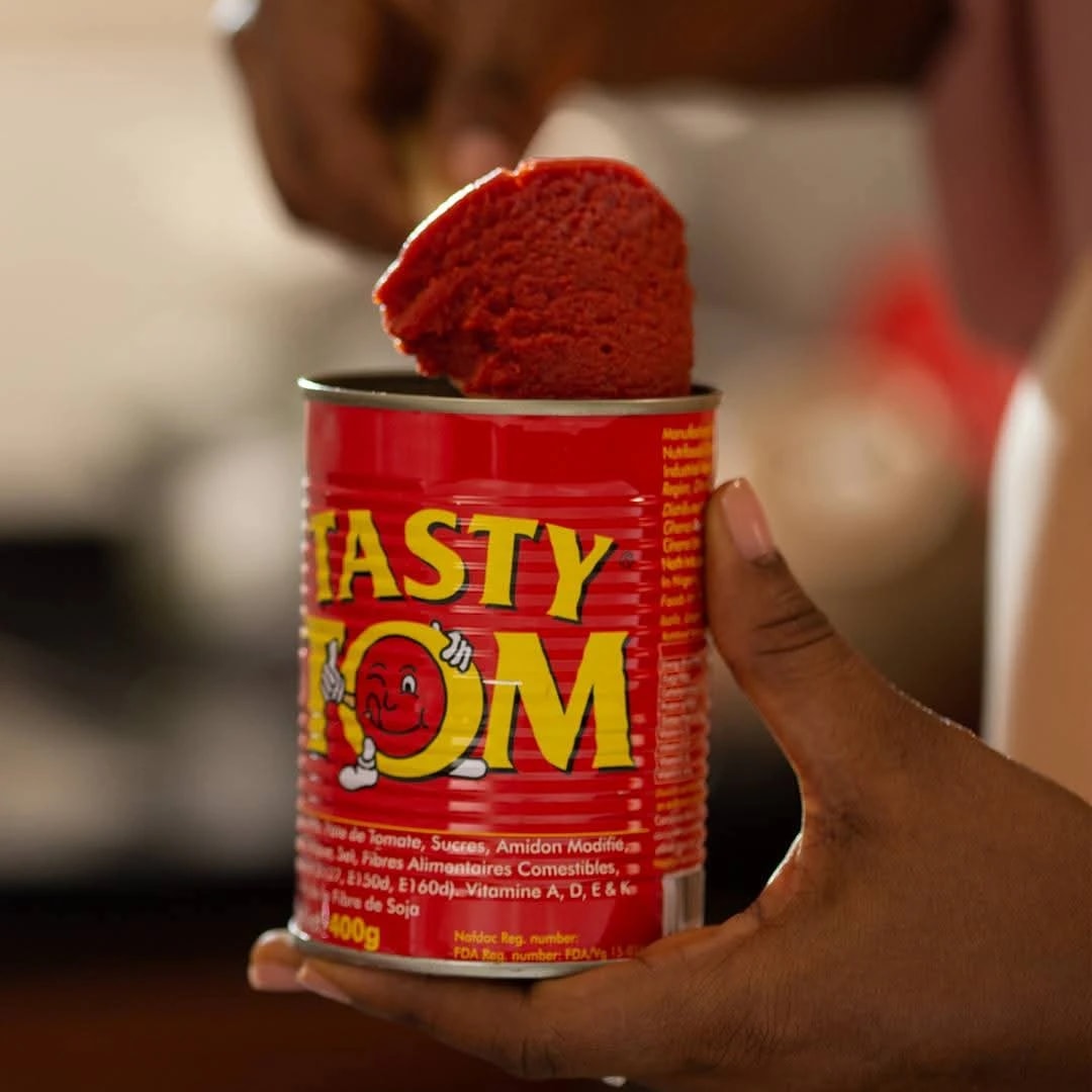 Le Concentré de tomate « Tasty Tom Enriched Tomato Mix ».