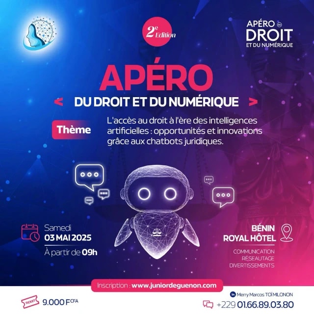 Cotonou accueille la 2ème édition de l'Apéro du Droit et du Numérique