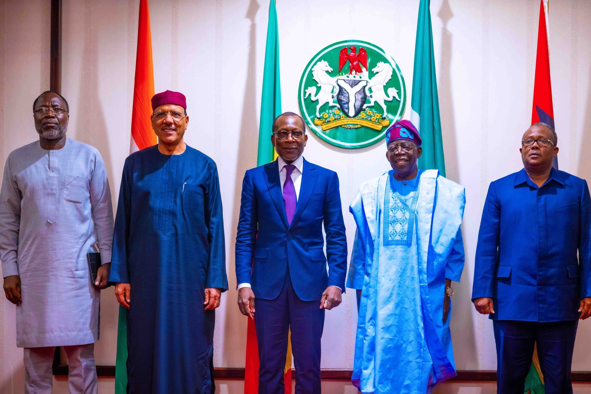 Des chefs d'Etat de la CEDEAO. © Presidence du Nigeria