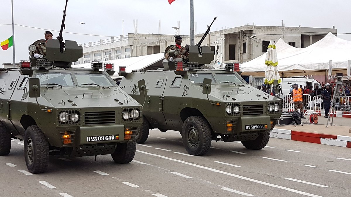 Des Blindés de l'armée béninoise. © Présidence du Bénin