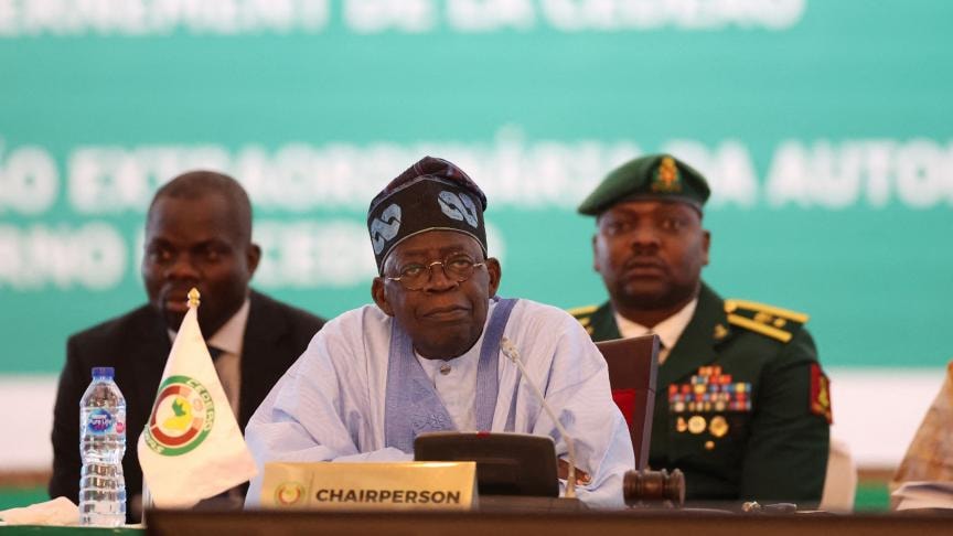 Bola Tinubu, président en exercice de la CEDEAO