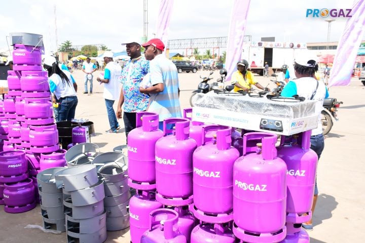 Des bouteilles de gaz domestique
