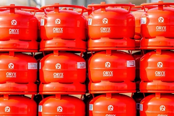 Des bouteilles de gaz domestique