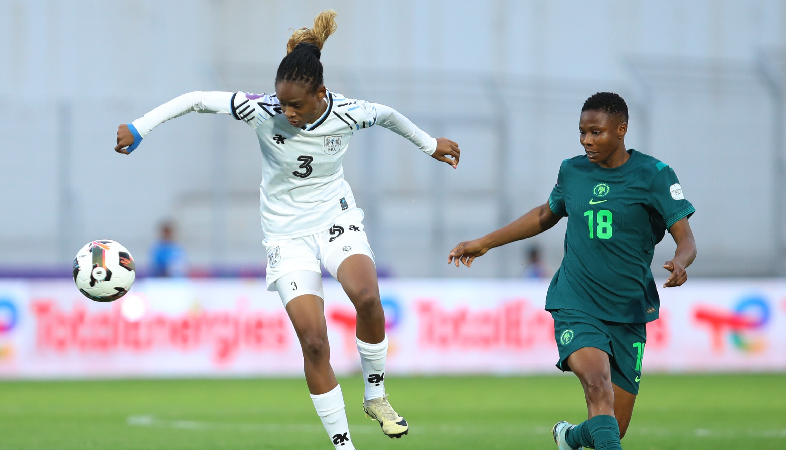 Des joueuses lors de la CAN féminine