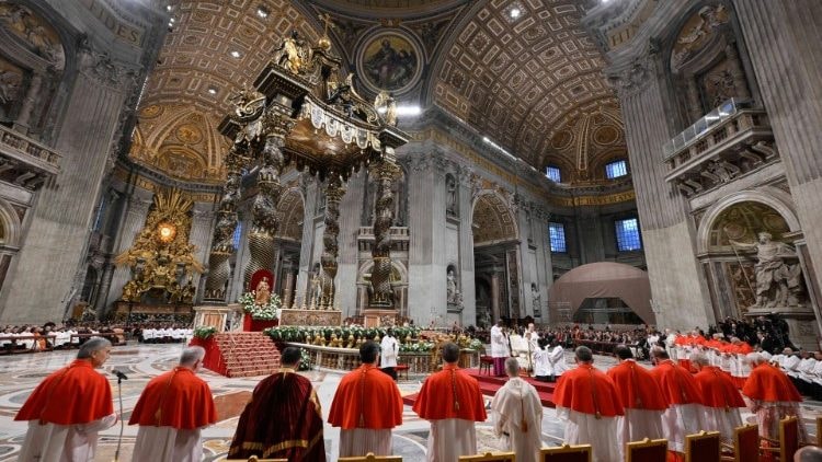 Des cardinaux au Vatican