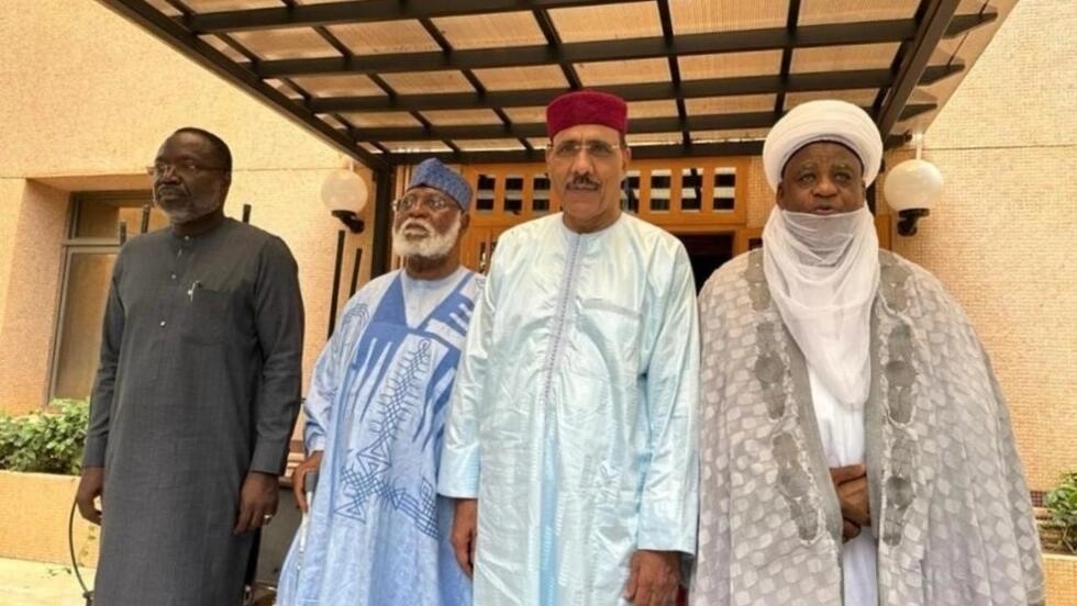 Une délégation de la Cédéao  a rencontre le président déchu Mohamed Bazoum à Niamey ce samedi 19 août 2023.