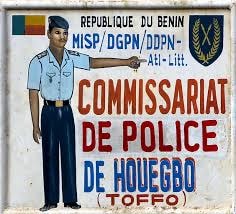 Le commissariat de Houègbo dans le département de l'Atlantique