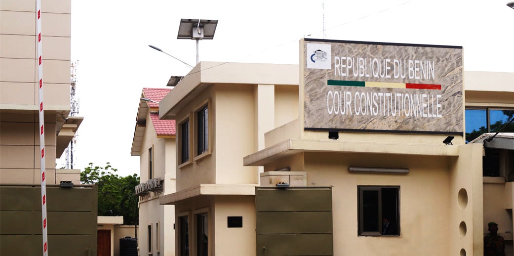 Entrée de la Cour Constitutionnelle à Cotonou