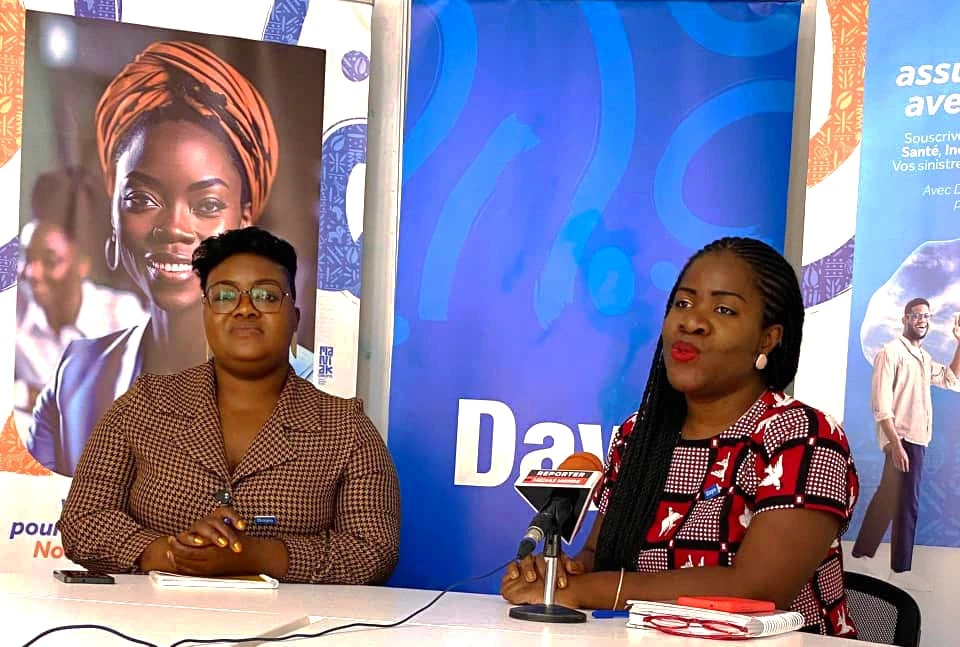 La DGA Léa Houessou et la DG de Dayo Bénin, Déborah Gnagne. @Libre Express