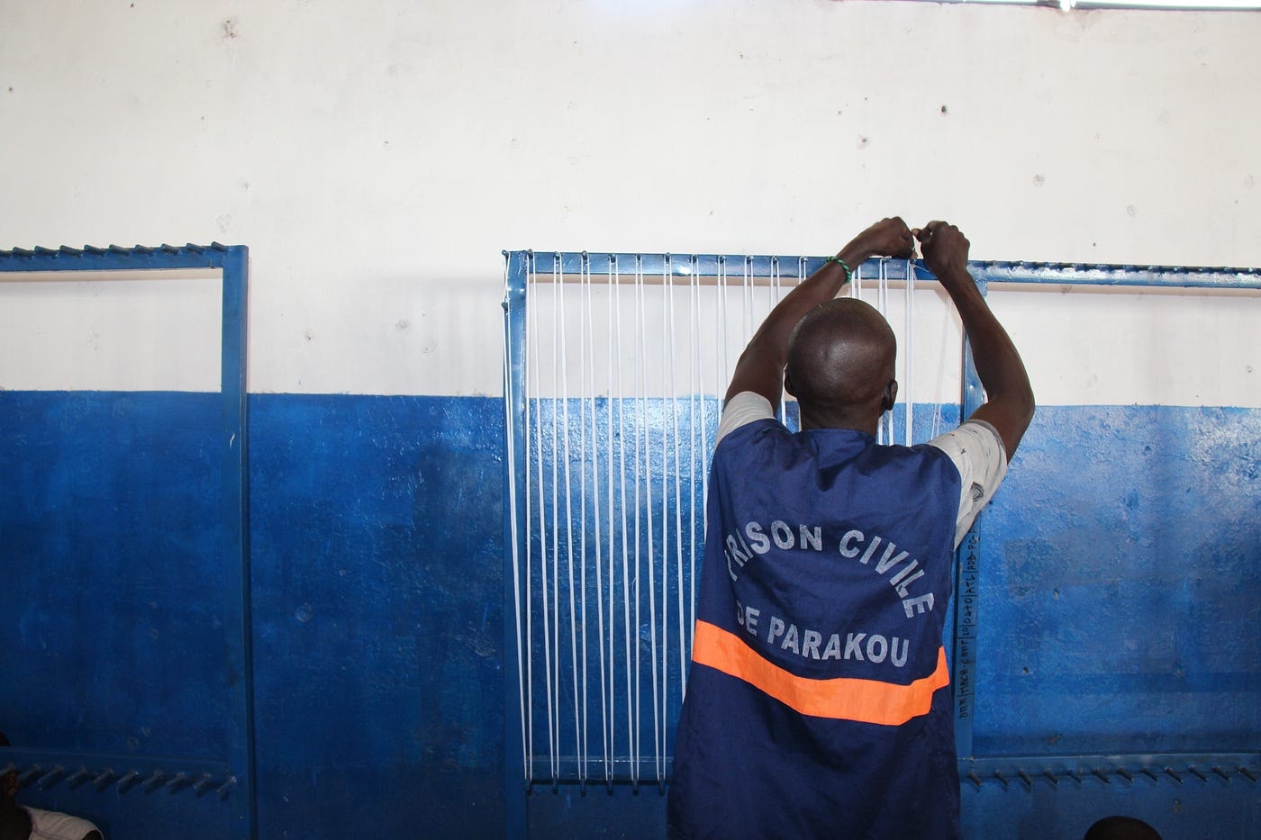 Un détenu en prison au Bénin. Image d'illustration