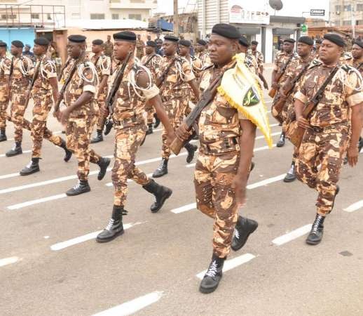 Des douaniers béninois. Présidence du Bénin