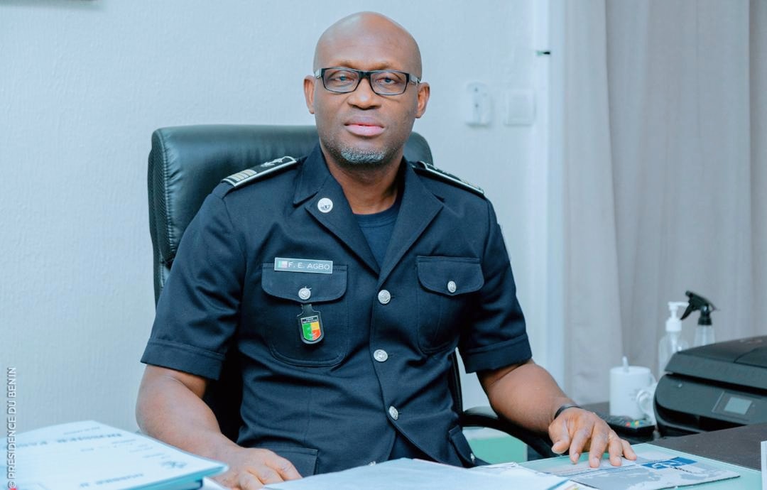 L'ex-DG de la DEI Florent Edgard Agbo. © Présidence du Bénin