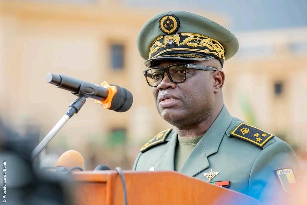 Le chef d'état-major général de l'armée béninoise, le Général de division Fructueux Gbaguidi. © Présidence du Bénin