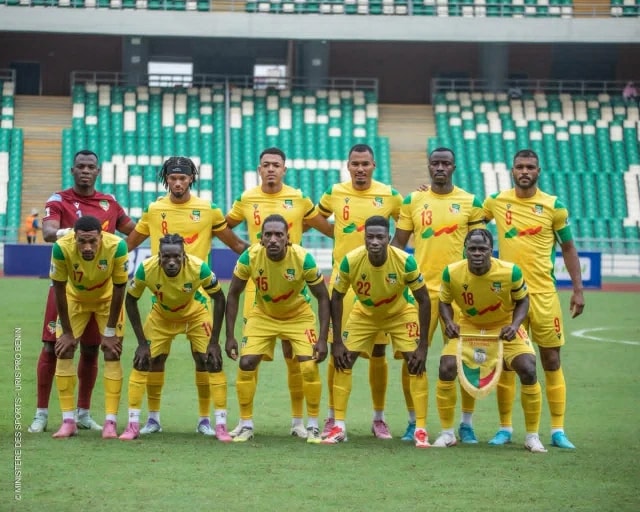 Des joueurs des Guépards du Bénin