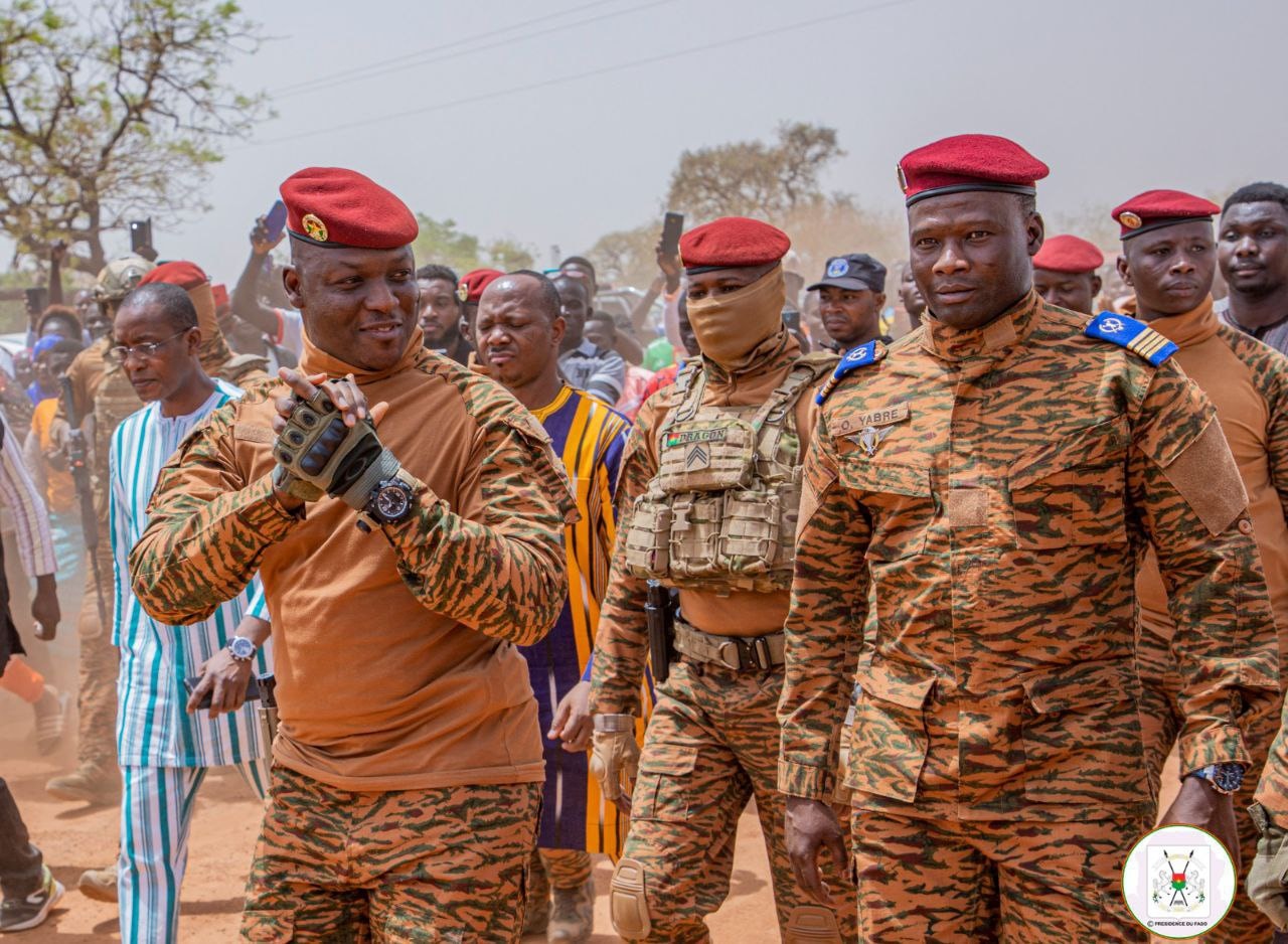 Le capitaine Ibrahim Traoré, président de la Transition au Burkina Faso. © Présidence du Faso