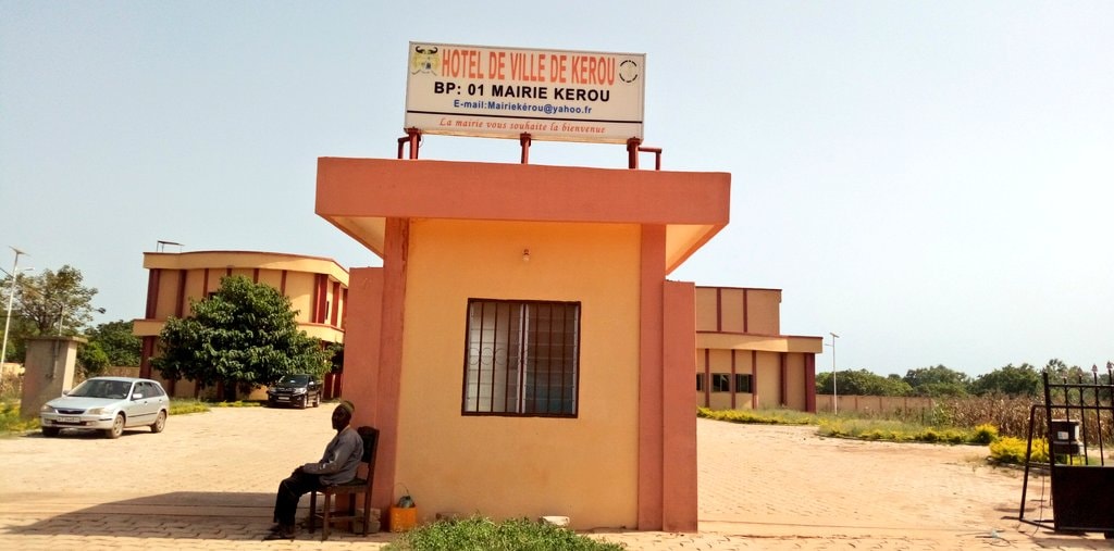 Entrée de la mairie de Kérou © Présidence du Bénin