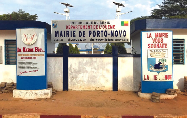 Mairie de Porto-Novo. Illustration