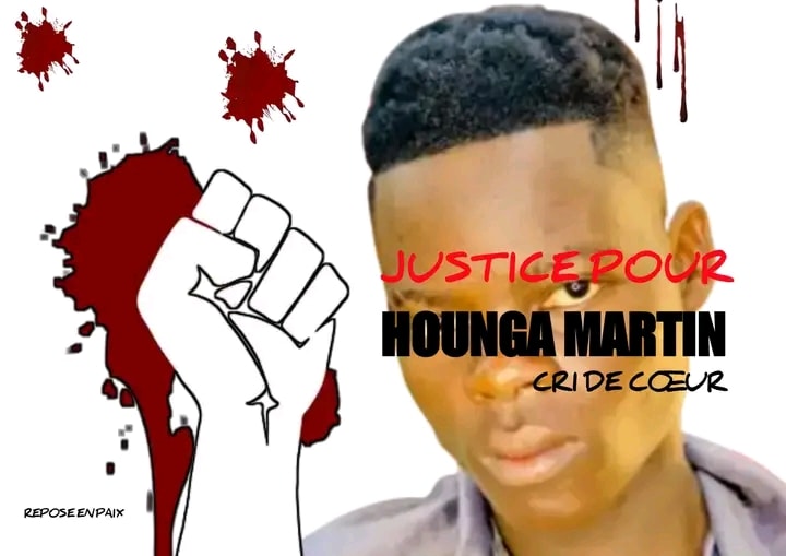 Le jeune Martin Hounga