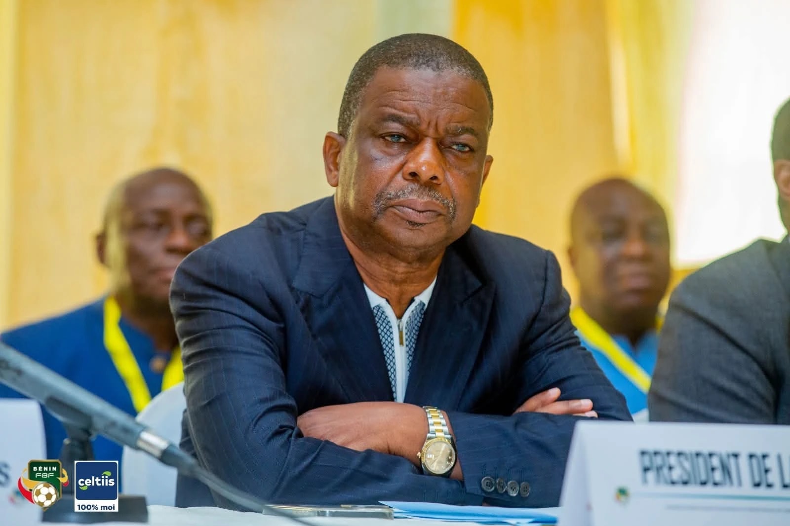 Le président de la Fédération béninoise de football Mathurin de Chacus