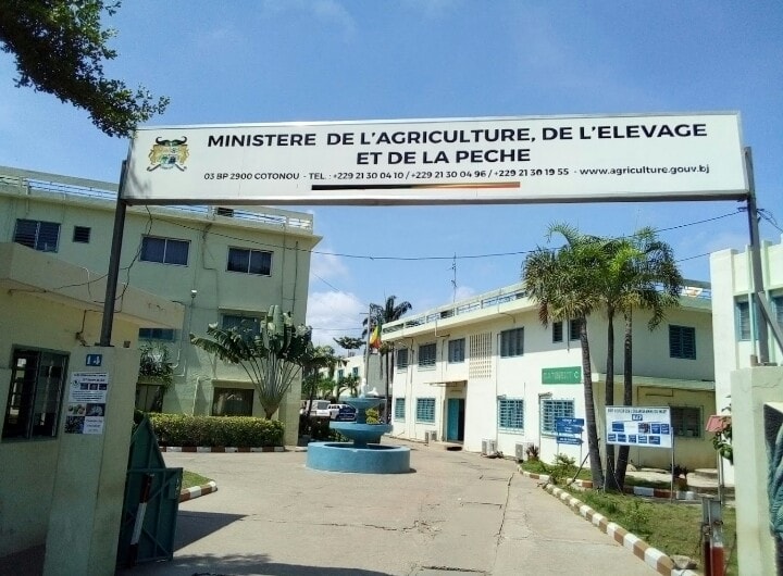 Entrée du ministère de l'agriculture du Bénin