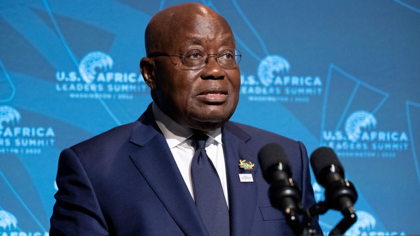 Le président ghanéen, Nana Akufo Addo au Sommet USA-Afrique.