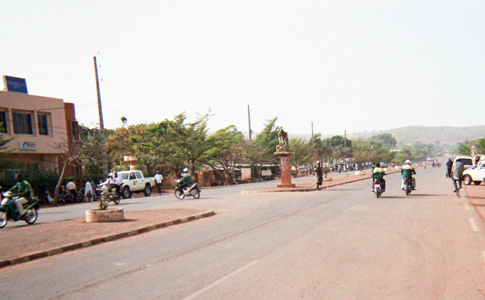 Intérieur de la ville de Natitingou