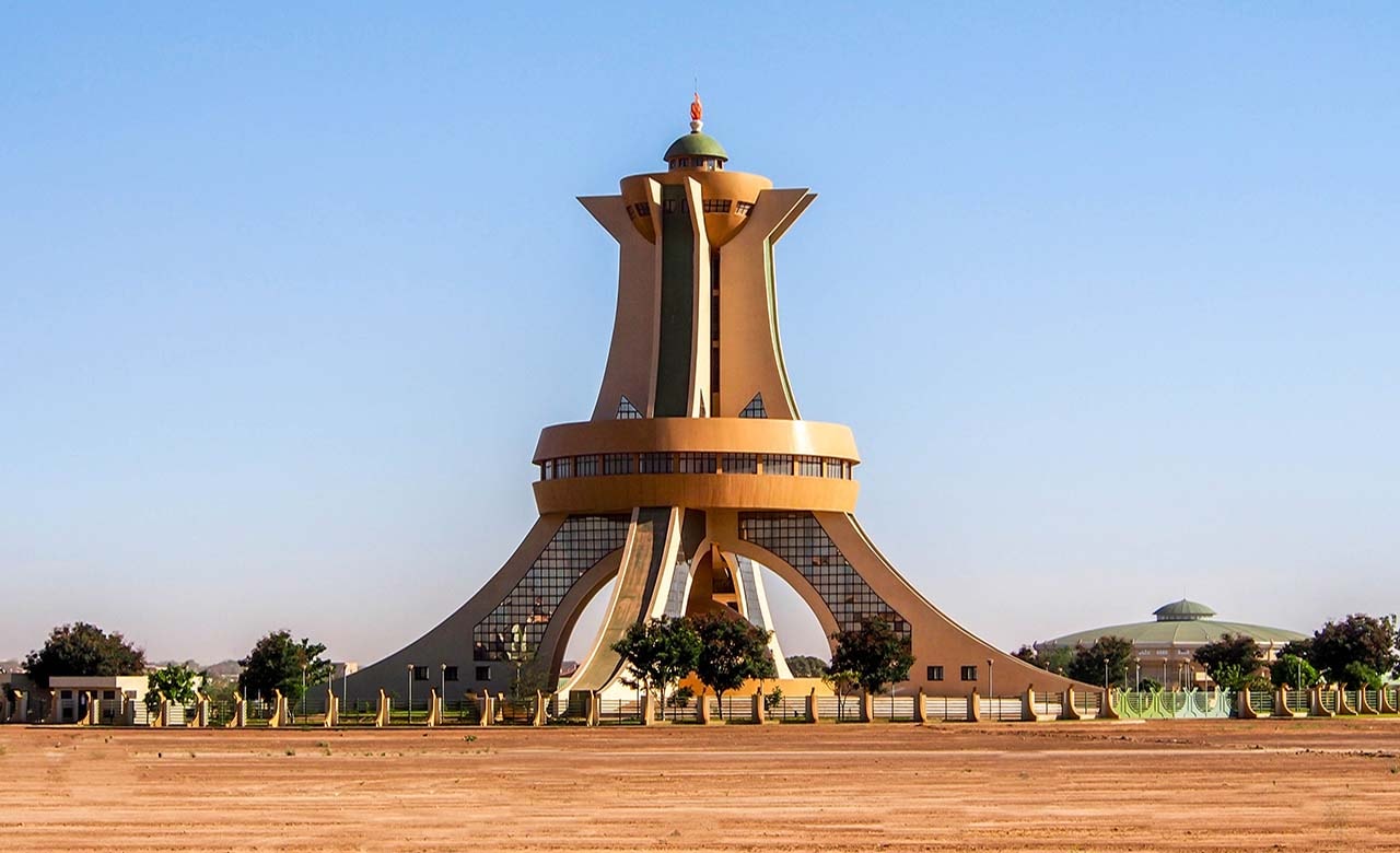 Le monument des martyrs à Ouagadougou