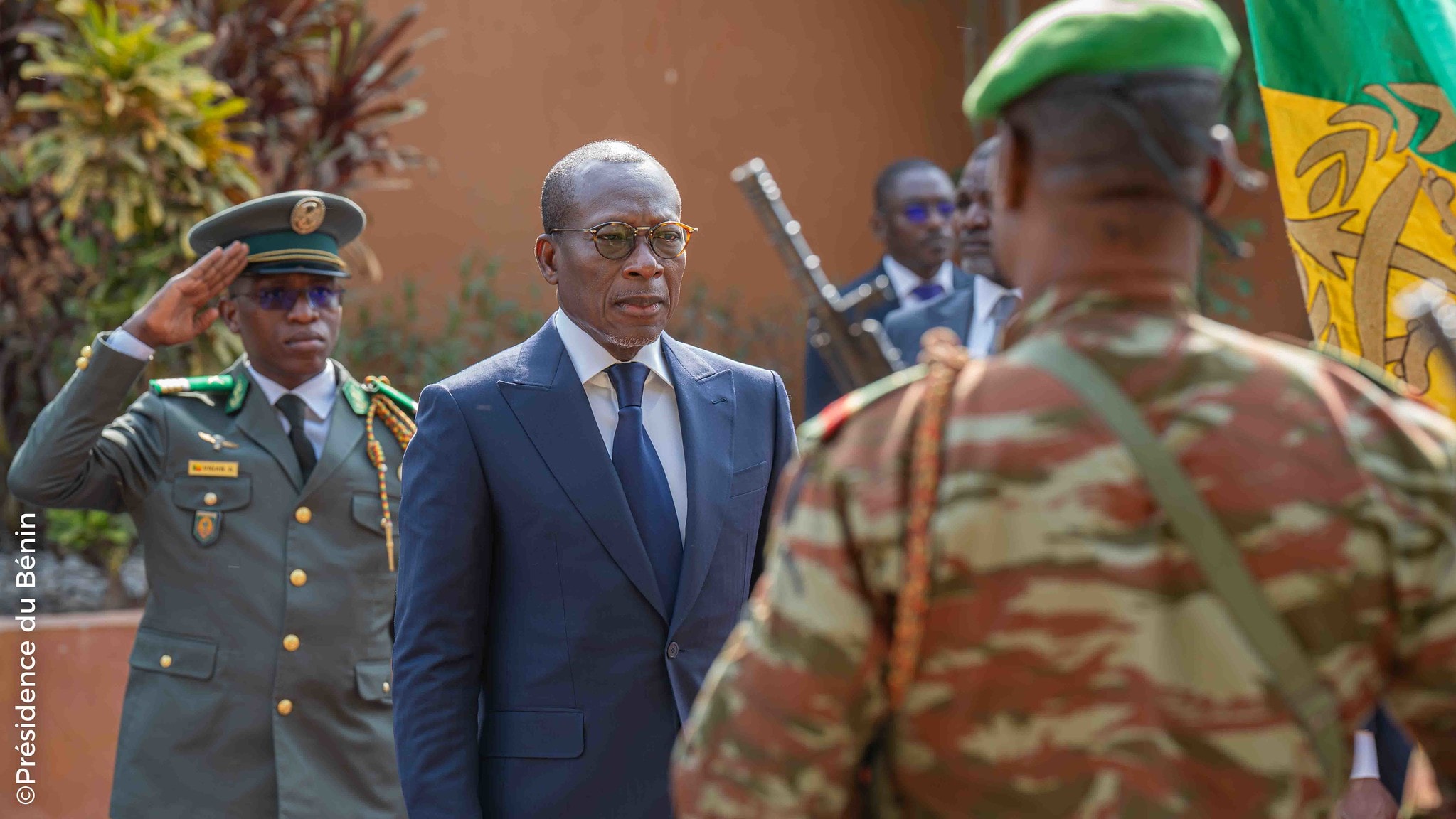 Le président PatriceTalon lors de son discours sur l'état de la Nation