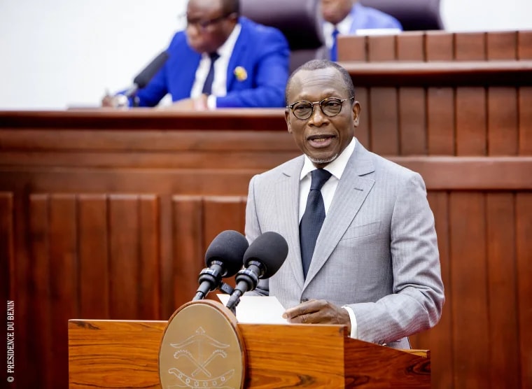 Le président béninois Patrice Talon. © Présidence du Bénin