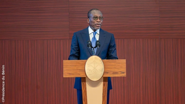 Le Président Patrice Talon. © Présidence du Bénin
