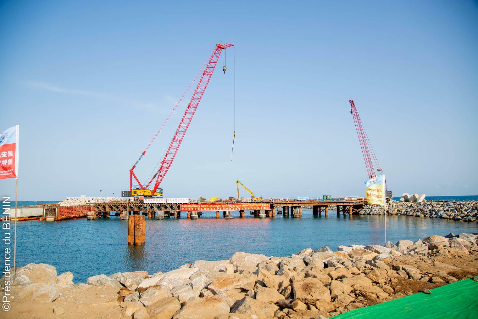 Le pipeline Bénin-Niger à Sèmè-Podji. Image d'illustration