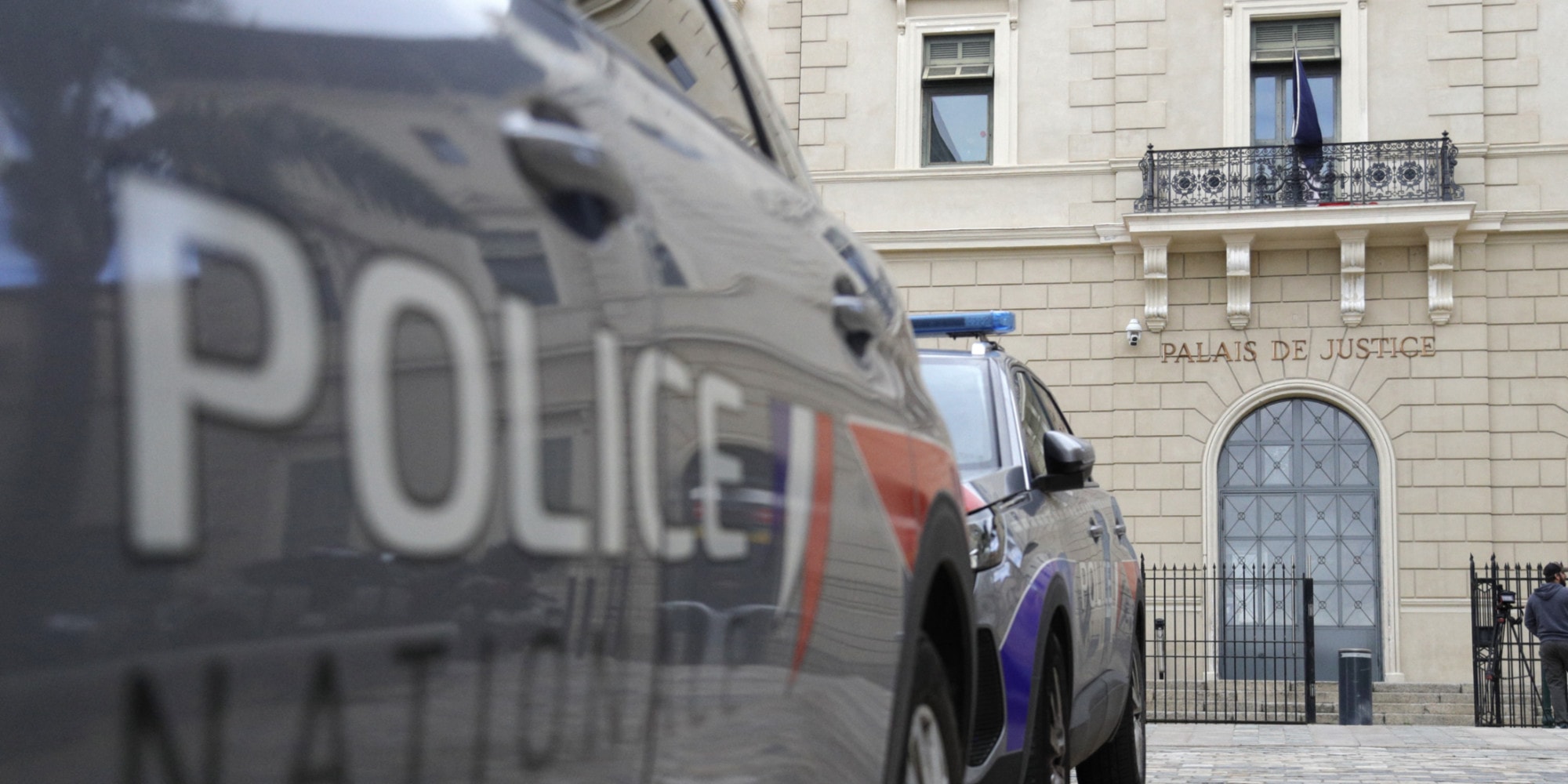Une voiture de police. Image d'illustration
