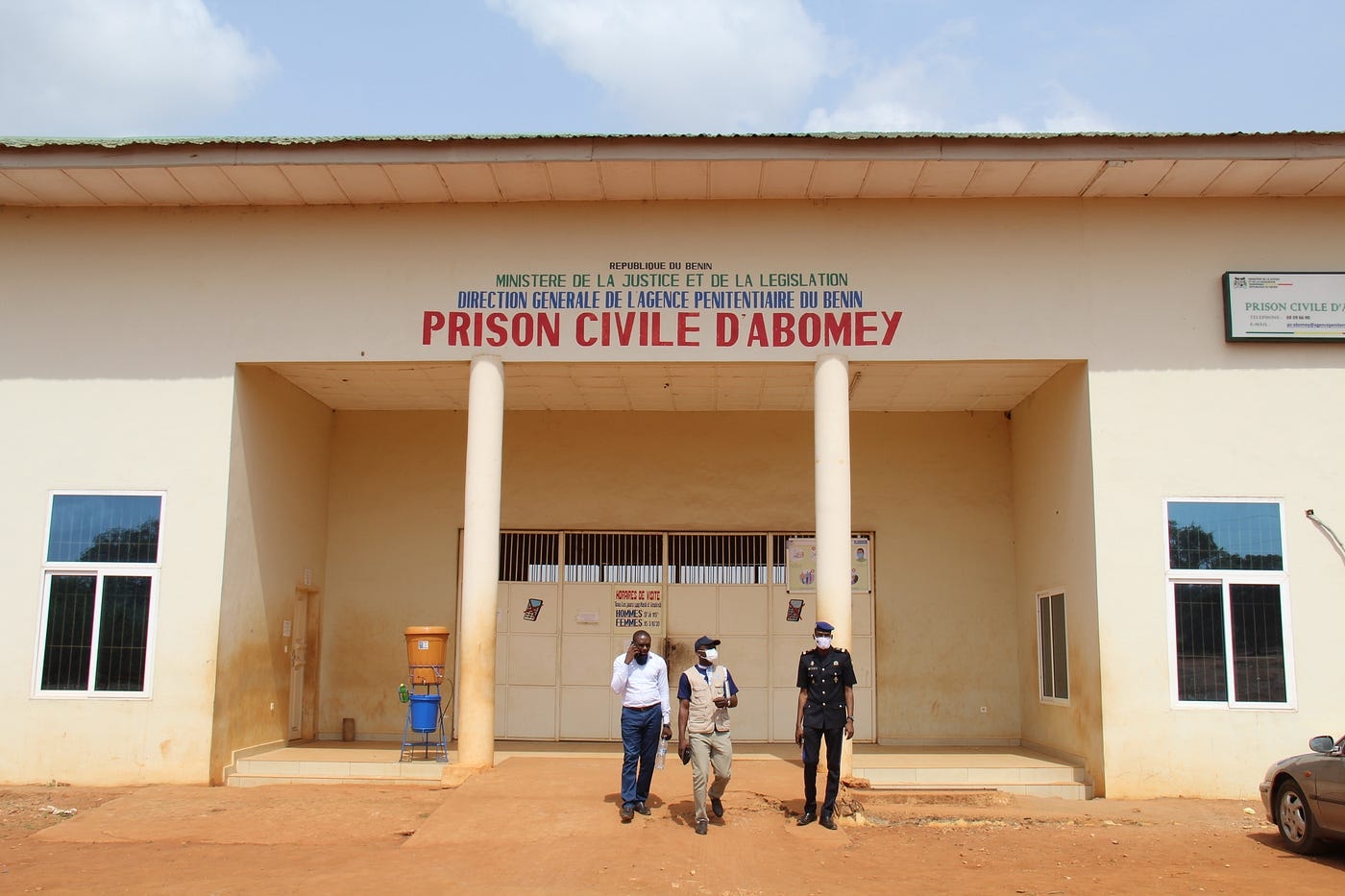 Entrée de la prison civile d'Abomey
