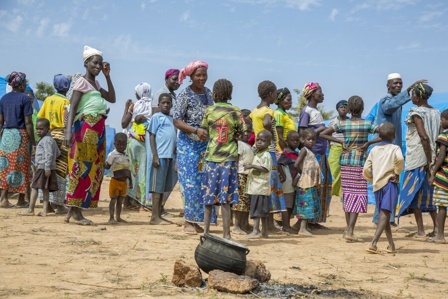 Des réfugiés burkinabè