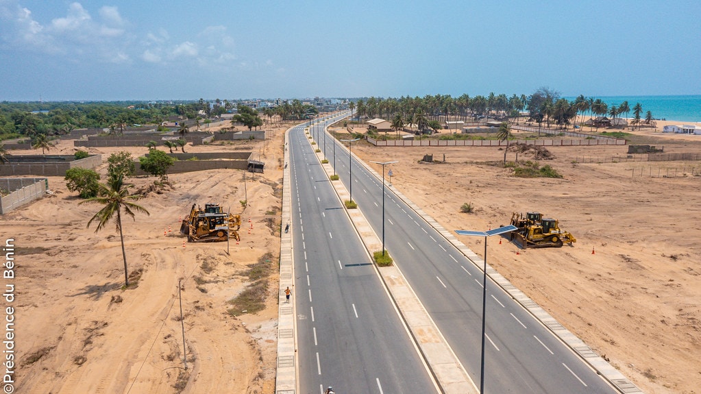 La route des pêches à Cotonou
