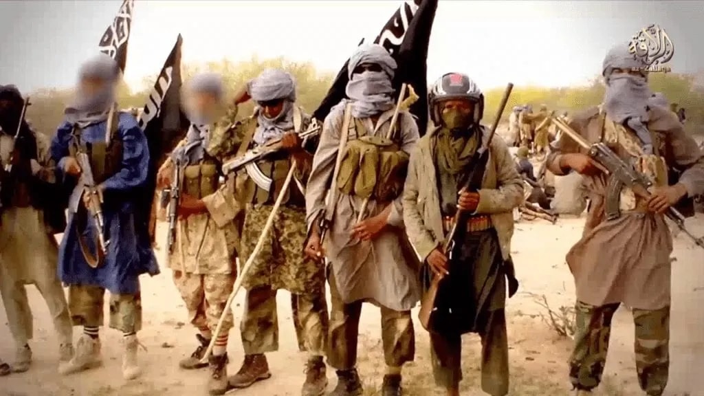 Des membres du groupe terroriste GSIM (JNIM en arabe)