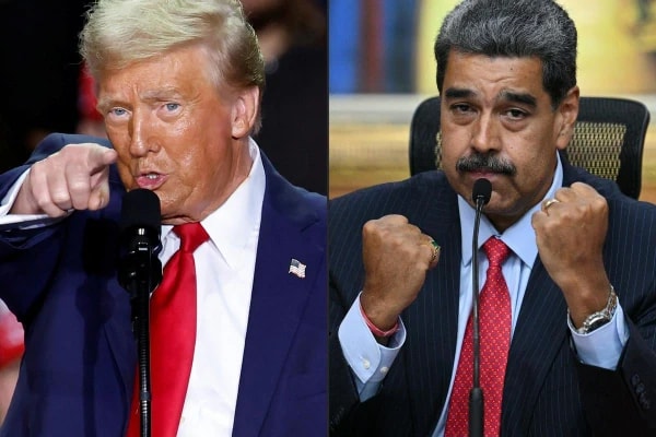 Le président américain Donald Trump et son homologue vénézuélien Nicolas Maduro