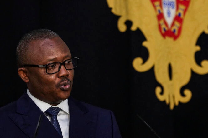 Le président de Guinée-Bissau, Umaro Sissoco-embalo
