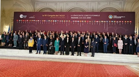 Des participannts lors du 10 ème congrès de l’Association des Cours constitutionnelles francophones (ACCF)