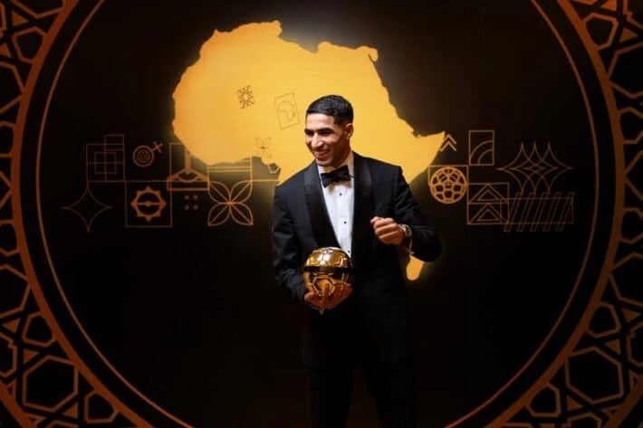 Achraf Hakimi élu Ballon d'or africain 2025 : voici tous les lauréats des CAF Awards