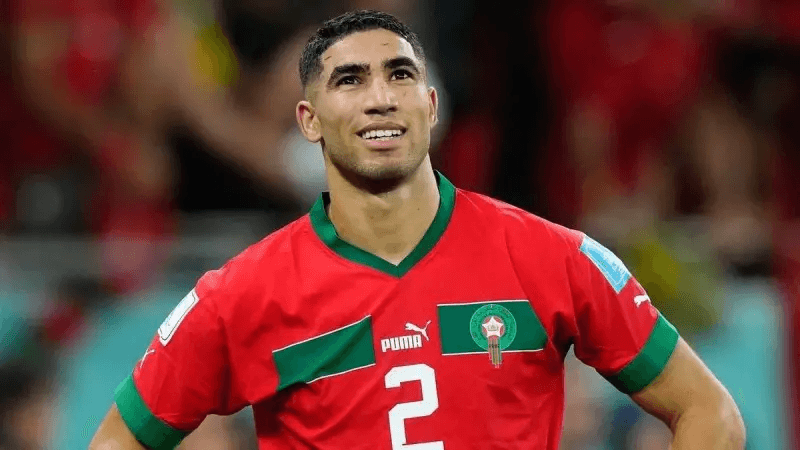 Le joueur marocain Achraf Hakimi