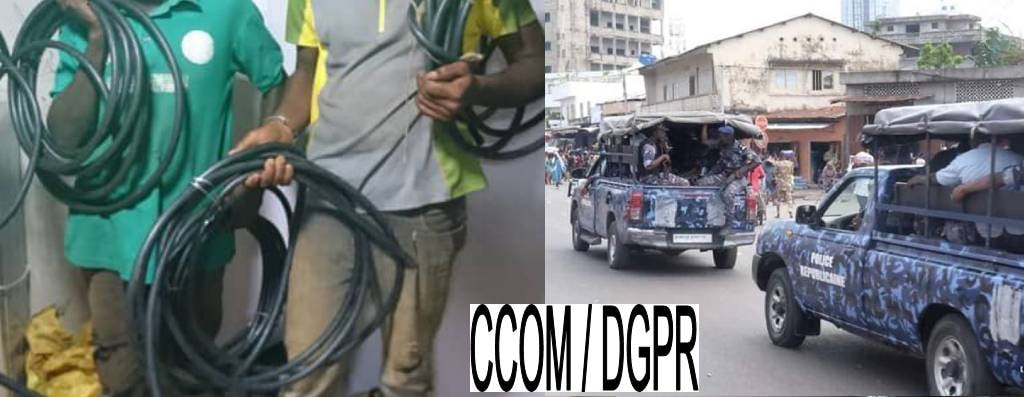 Bénin : deux employés arrêtés pour vol de câbles électriques à la Zone industrielle de Glo-Djigbé