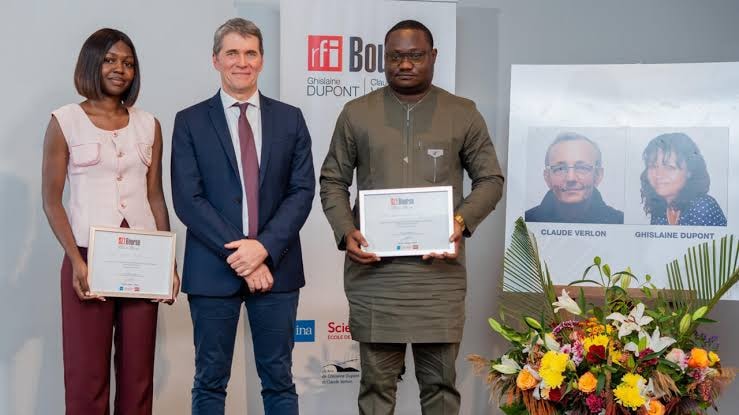 Bénin : Johannes Amos Kodjo sacré à la Bourse RFI Ghislaine Dupont et Claude Verlon 2025