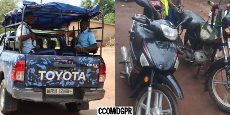 Bénin : Un réseau transnational Bénin-Togo de vol de motos démantelé