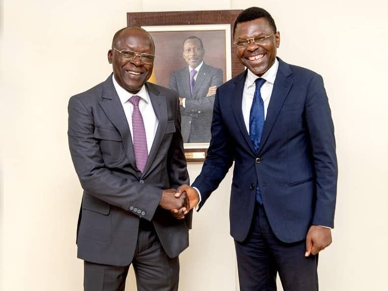 Abdoulaye Bio Tchané du BR et Joseph Djogbénou de l'UPR