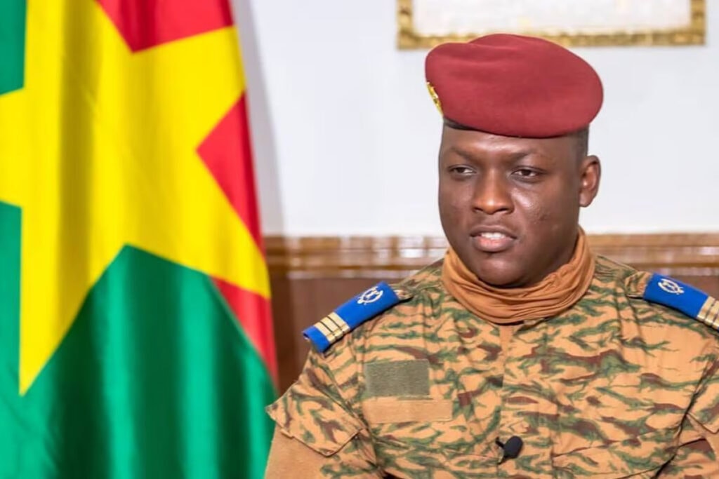 Le capitaine Ibrahim Traoré, président de la transition du Burkina