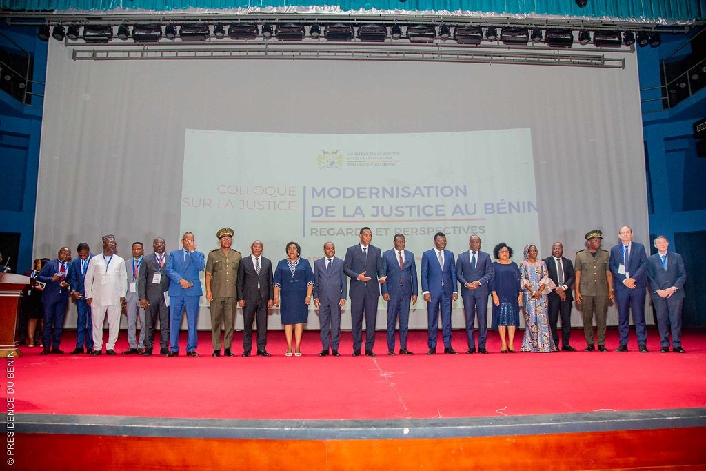 Des participantes au colloque sur la modernisation de la justice au Bénin
