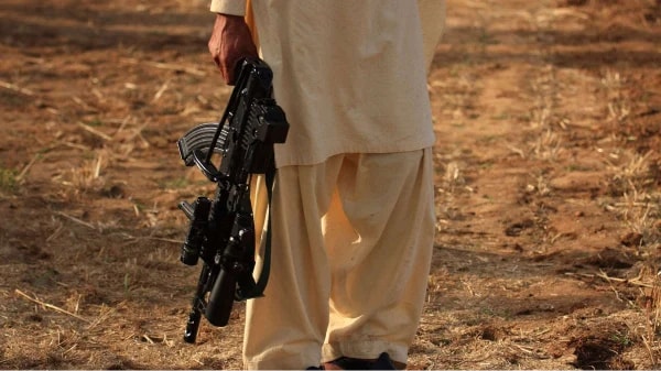 Un Djihadiste au Sahel. Image d'illustration