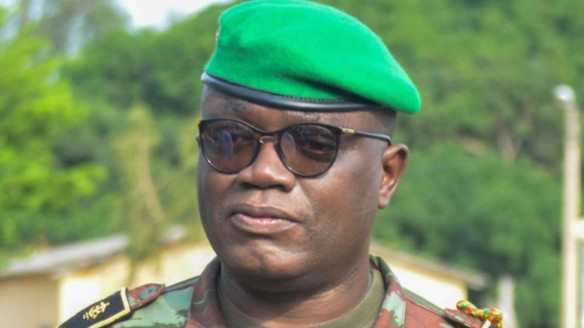 Le patron de l'armée béninoise, le général de division Fructueux Gbaguidi